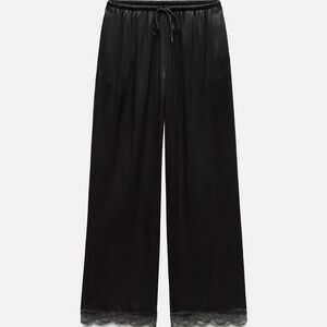 Elegant Black Wide-Leg Pants